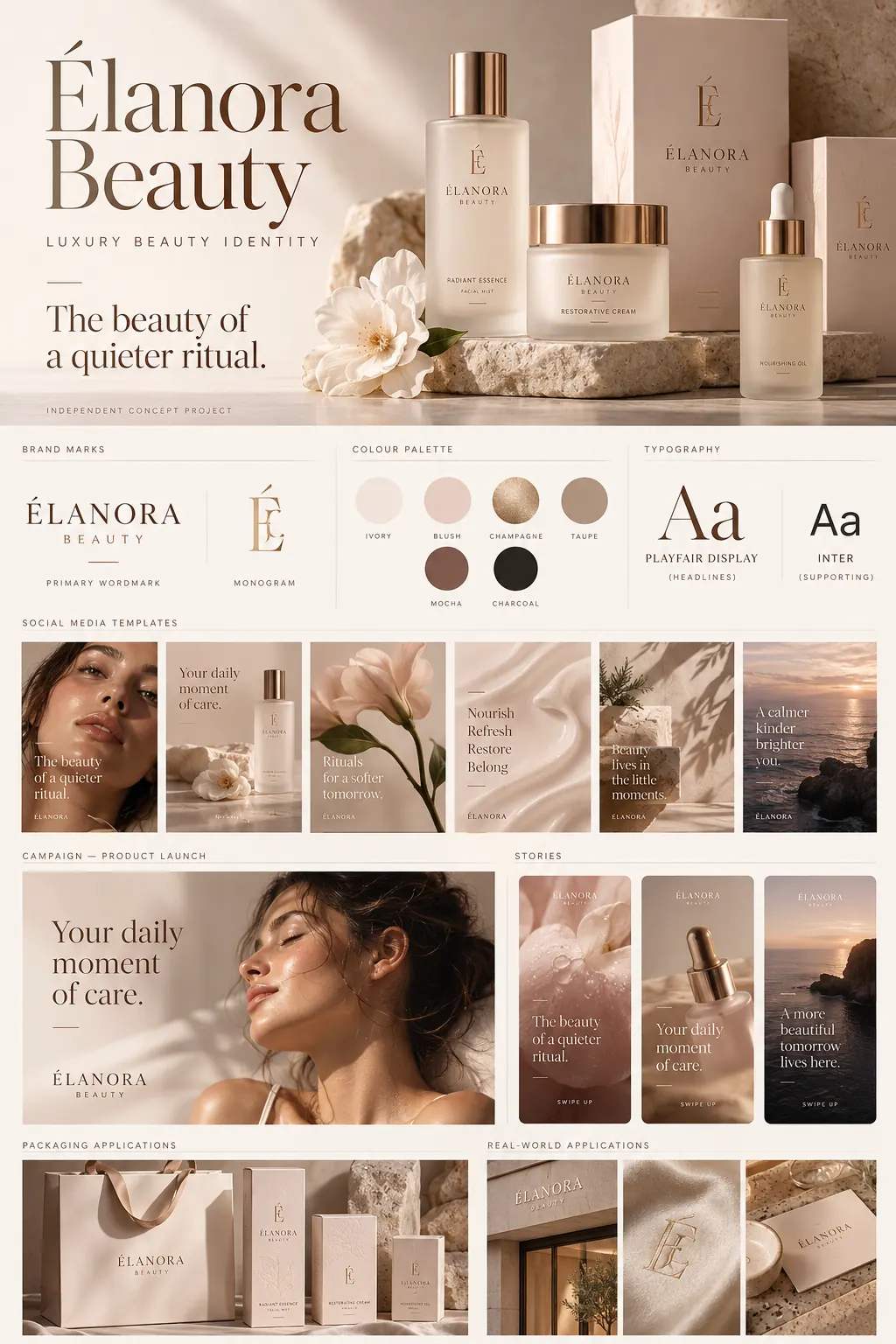 Élanora Beauty concept preview
