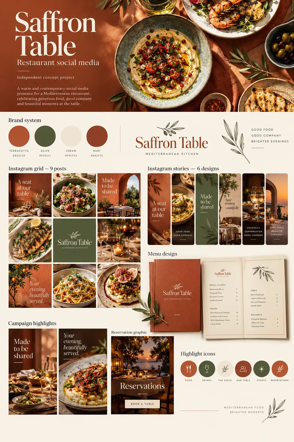 Saffron Table concept preview